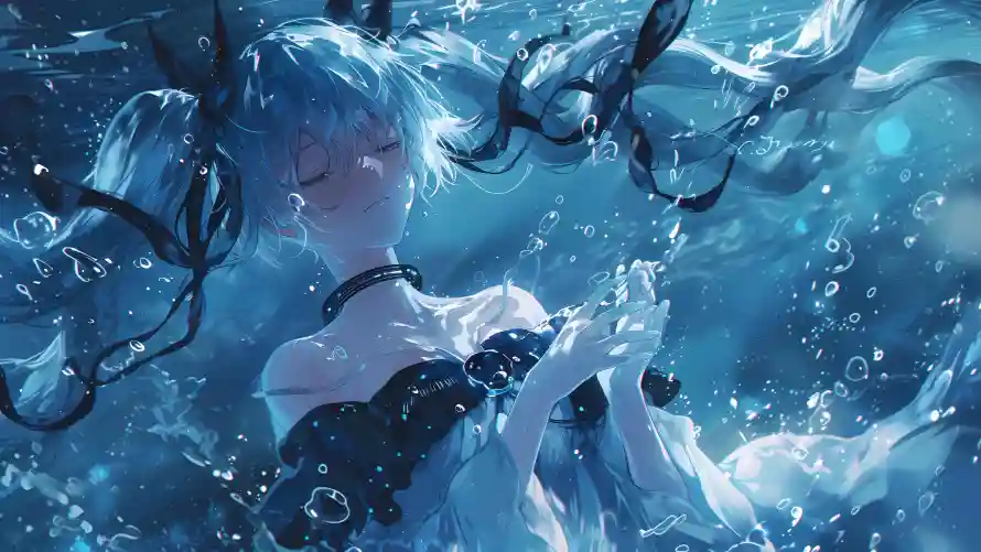 4k插画壁纸-溺/出水芙蓉与-热门的壁纸「哲风壁纸」