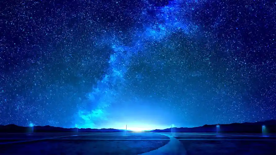 4k插画壁纸-星空和-壁纸分享「哲风壁纸」