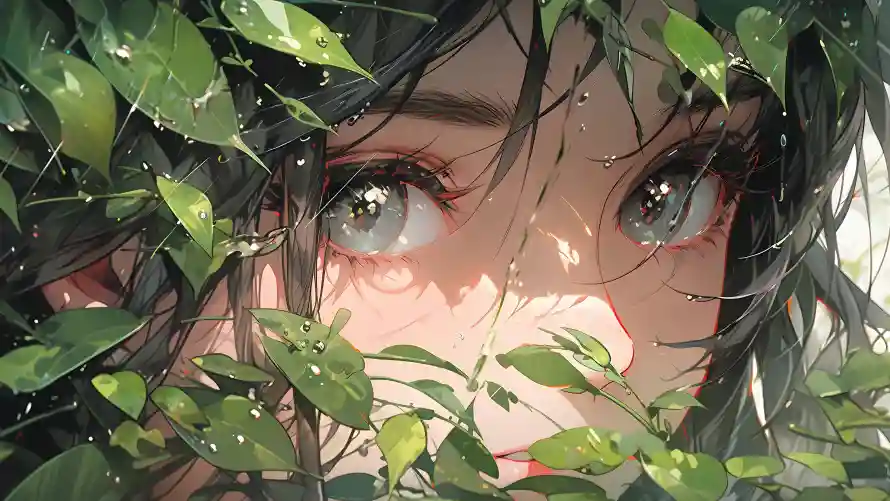 4k少女壁纸-绿感 - -壁纸推荐「哲风壁纸」