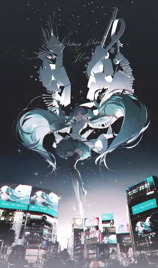 4kmiku壁纸 - 初音未来 - 手机壁纸 - wallpaper「哲风壁纸」