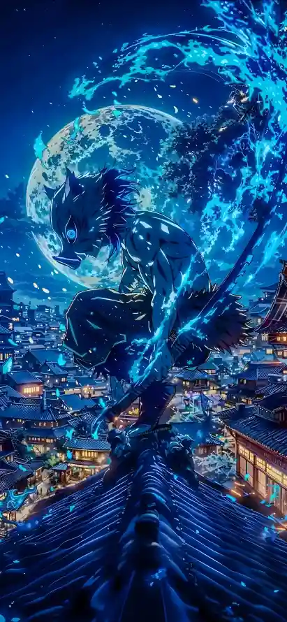 4k鬼灭之刃壁纸 - 嘴平伊之助 - 手机壁纸 - wallpaper「哲风壁纸」