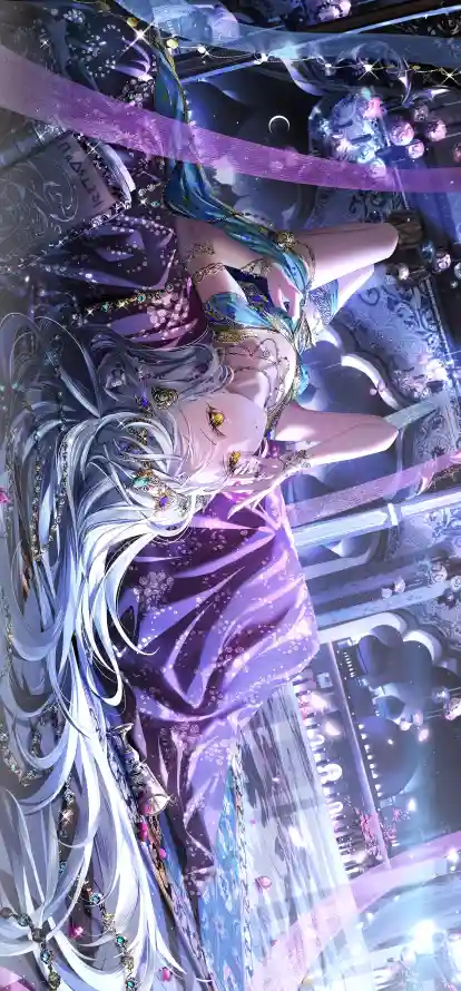 4k插画壁纸 - 紫罗兰艾丽塔 - 手机壁纸 - wallpaper「哲风壁纸」