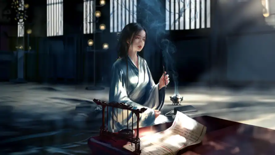 2k鬼刀壁纸-WLOP与-壁纸推荐「哲风壁纸」