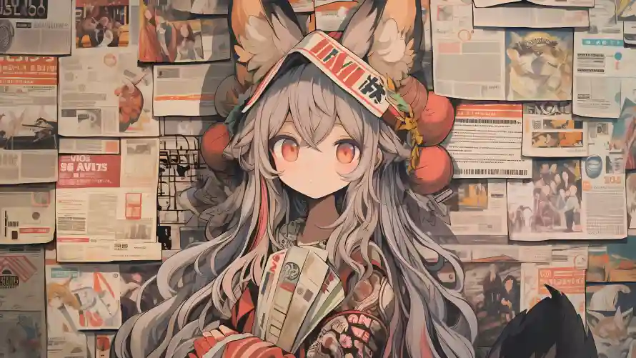 2kAI壁纸-少女 - 呆萌-壁纸推荐「哲风壁纸」