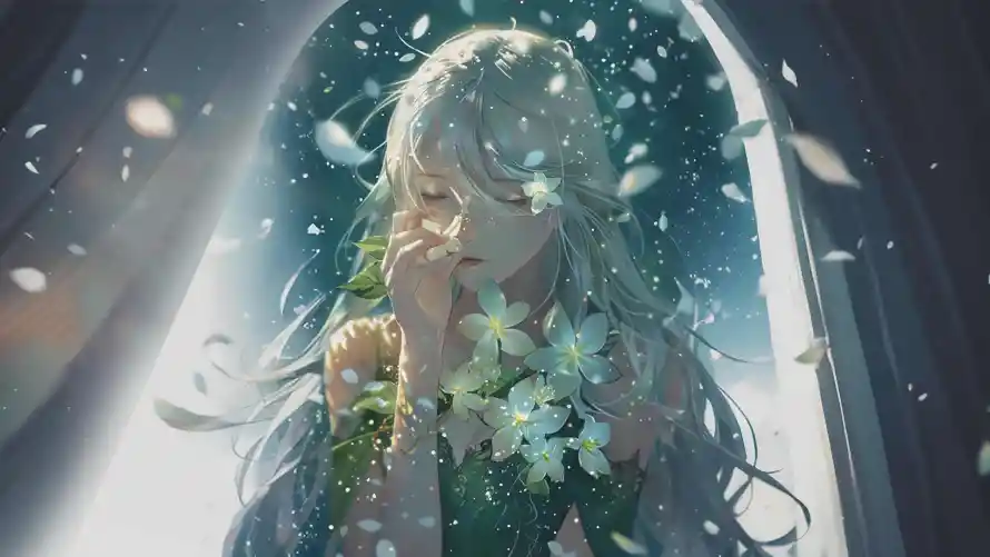 2k插画壁纸-自然女神 - -壁纸推荐「哲风壁纸」
