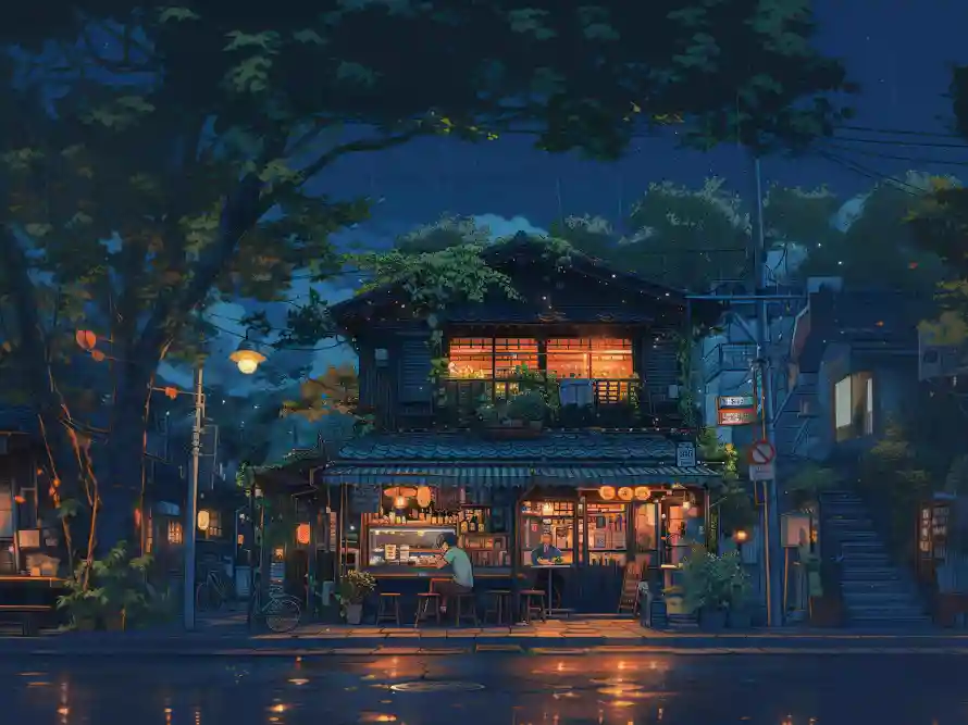 4k商店壁纸-夜晚 - -壁纸分享「哲风壁纸」