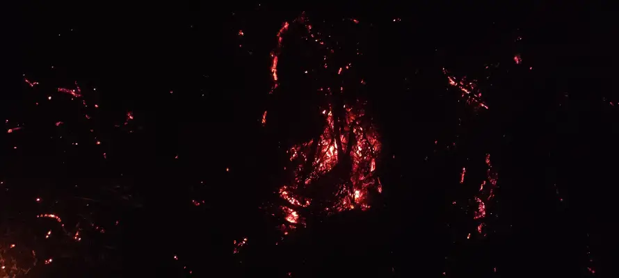 5k黑夜壁纸-火壁纸和-壁纸分享「哲风壁纸」