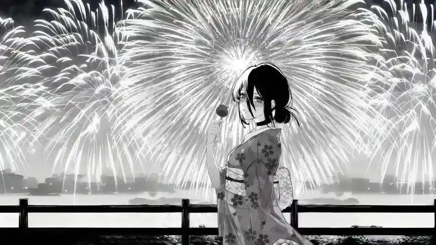 3k汉服壁纸-千命门 - 烟花-热门的壁纸「哲风壁纸」