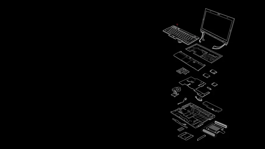 4k小黑壁纸-ThinkPad壁纸和-免费下载「哲风壁纸」