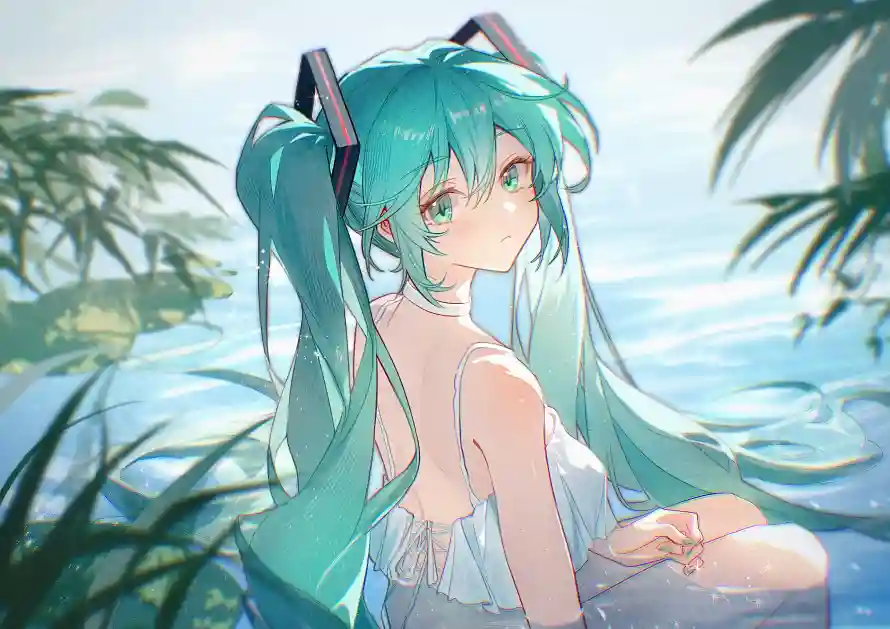 4k初音壁纸 - 水中 - 热门壁纸 - wallpaper「哲风壁纸」