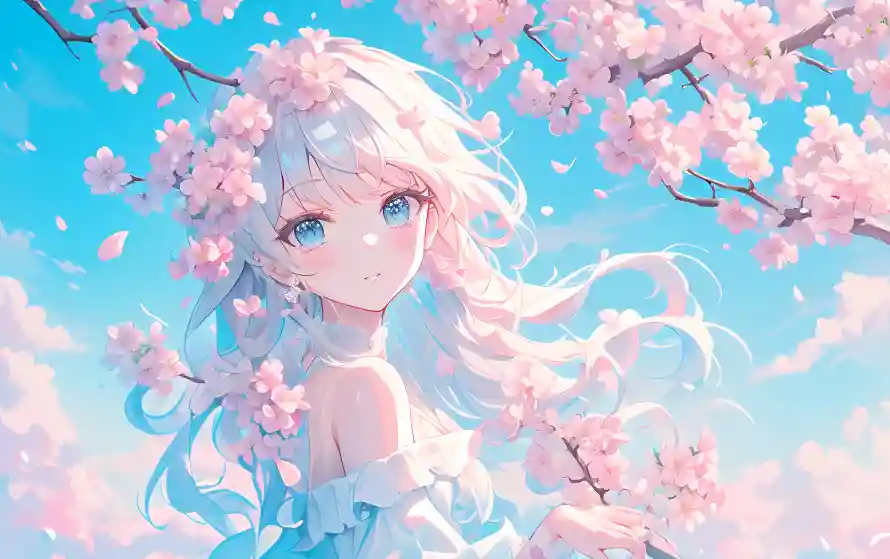 4k桃花壁纸 - 动漫美女 - 热门壁纸 - wallpaper「哲风壁纸」