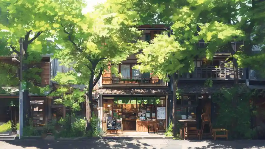 4k氛围感壁纸-街边小店 - -壁纸分享「哲风壁纸」