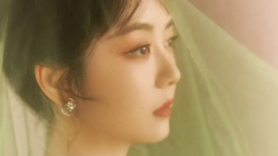 5k女明星壁纸-谭松韵 - 唯美婚纱-热门的壁纸「哲风壁纸」