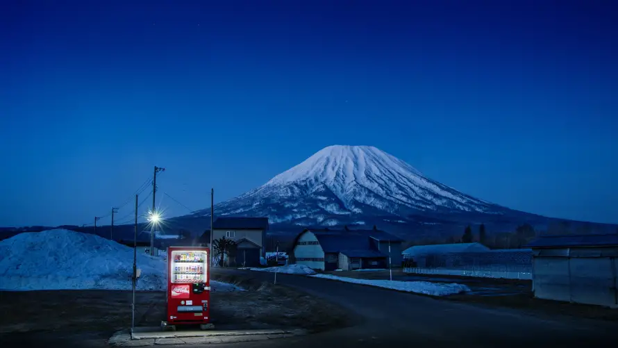 4k夜色壁纸-富士山与车辆-自然风景壁纸分享「哲风壁纸」