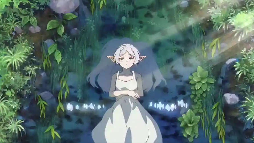 2k森林壁纸-芙莉莲和动漫角色-精灵少女「哲风壁纸」