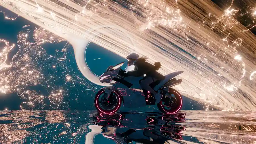 4k星球壁纸-光影特效和黑洞-宇宙骑行壁纸推荐「哲风壁纸」