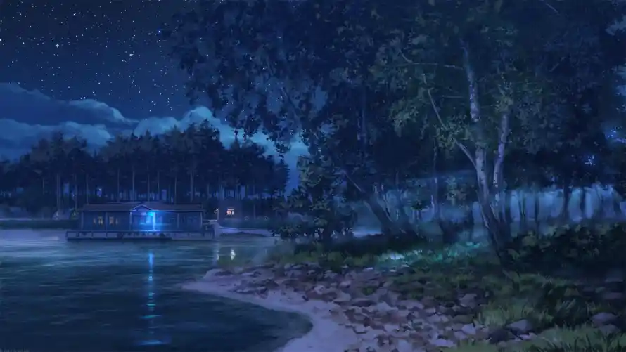 2k风景壁纸-二次元与动漫背景-夜景插画「哲风壁纸」