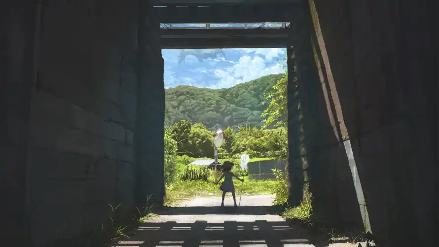 4k场景壁纸-二次元 - 夏日插画-户外背景「哲风壁纸」