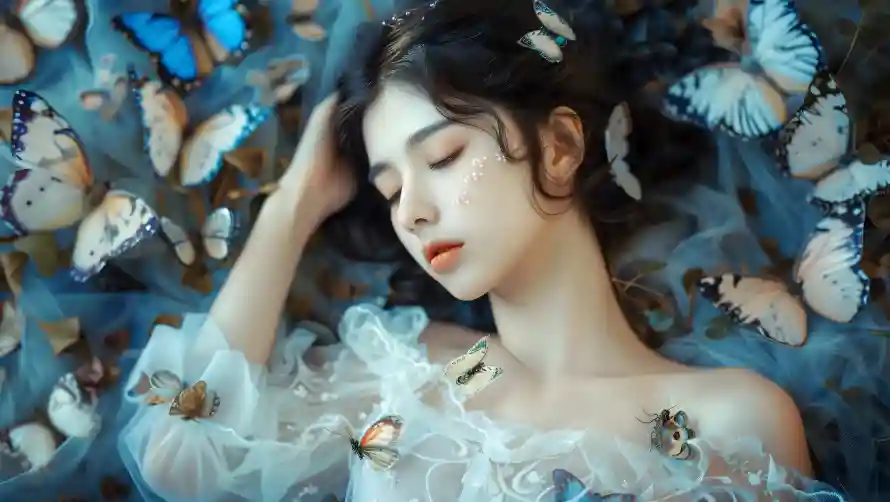 2k美女壁纸-梦幻氛围和艺术-美女写真壁纸推荐「哲风壁纸」