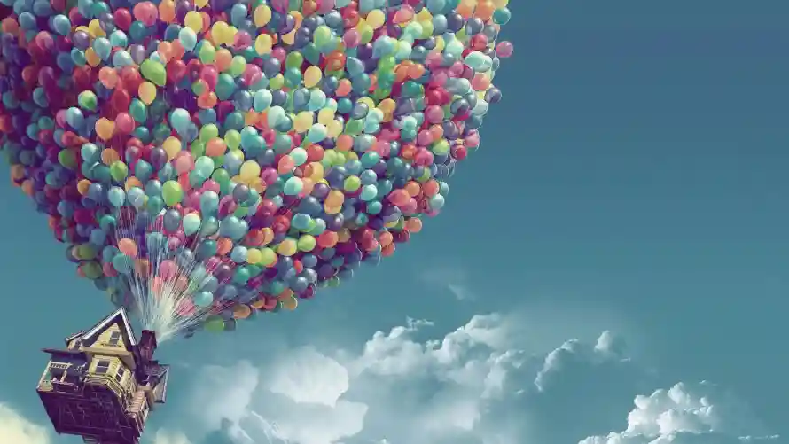 2k云朵壁纸-皮克斯与天空-动画场景壁纸推荐「哲风壁纸」