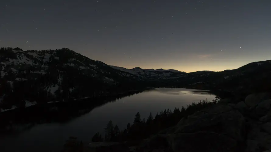 4k自然壁纸-夜景摄影与风景-山脉夜景壁纸分享「哲风壁纸」