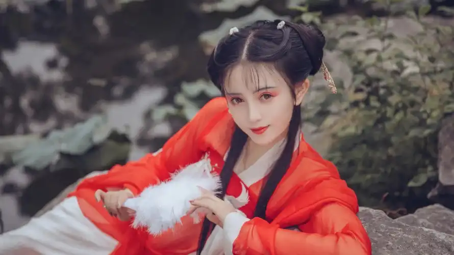 2k古风壁纸-古典佳人和美女-古风摄影热门的壁纸「哲风壁纸」