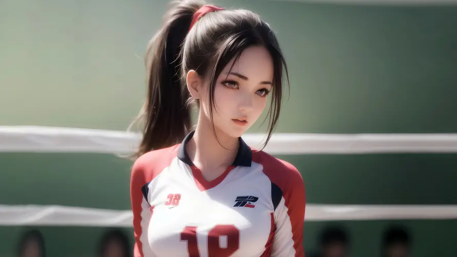 2k女孩壁纸-少女球员壁纸和排球-排球女孩壁纸分享「哲风壁纸」