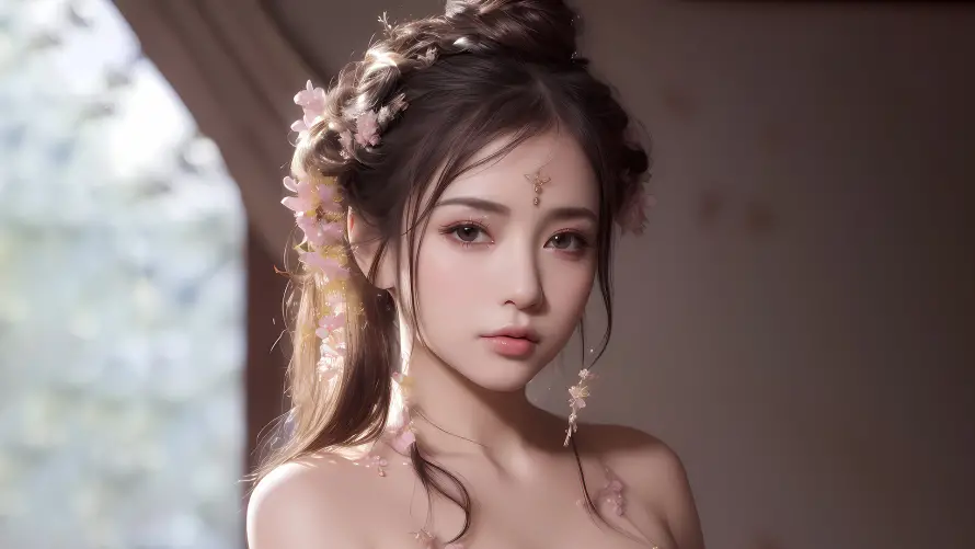 2k少女壁纸-少女写真与花季-柔美光影热门的壁纸「哲风壁纸」