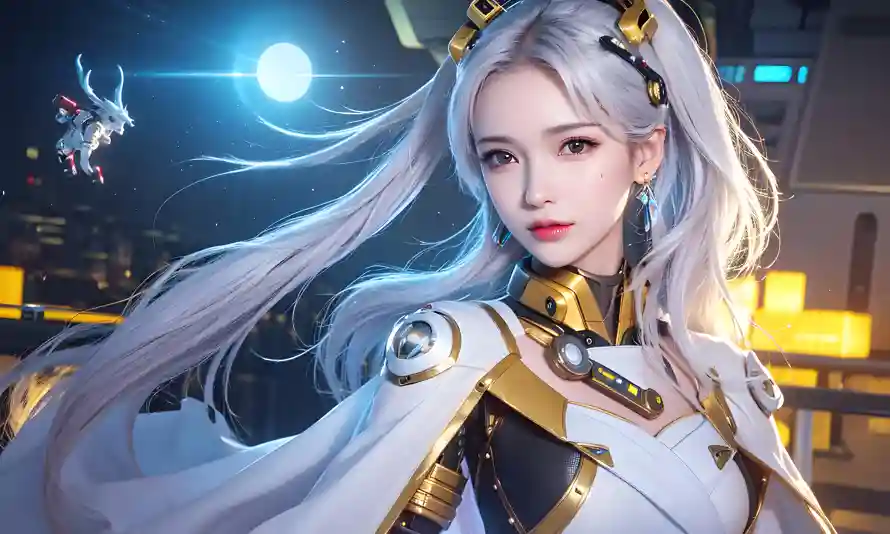 4k战姬壁纸-战姬插画 - 银发-战斗少女免费下载「哲风壁纸」
