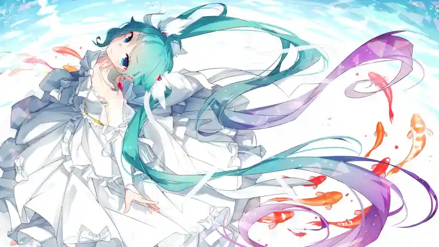 2k初音壁纸-二次元与初音未来-动漫插画「哲风壁纸」