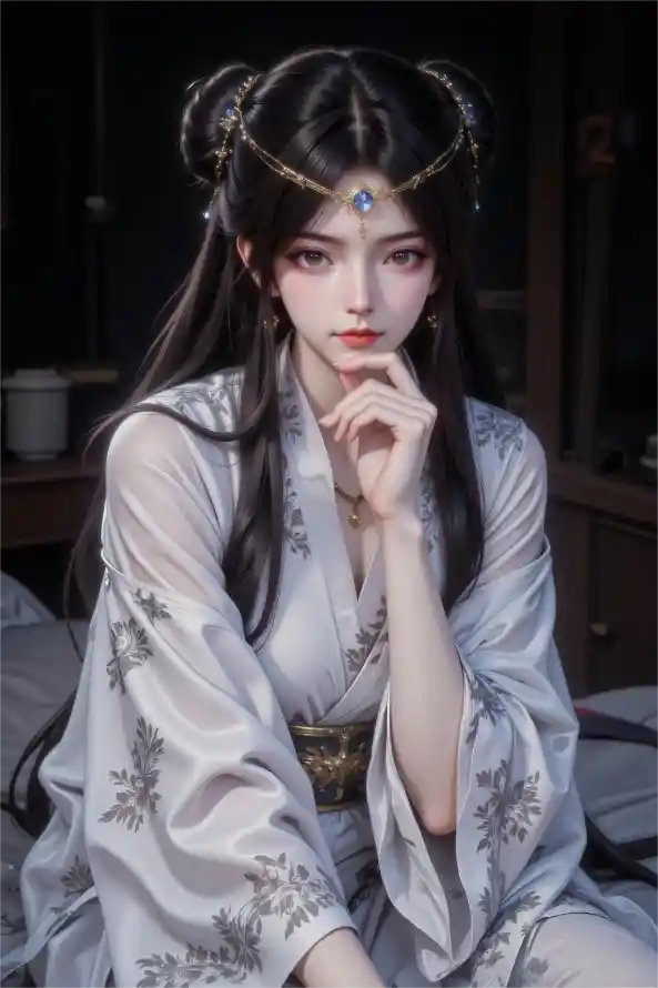 4k李少英壁纸 - 沧元图 - 双髻发型 - 古装美人「哲风壁纸」
