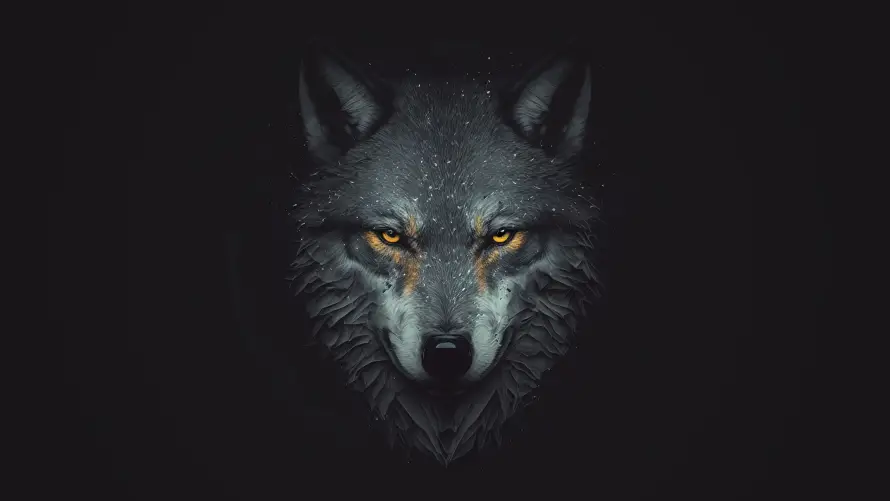4k黑白壁纸 - 狼 - 热门壁纸 - wallpaper「哲风壁纸」