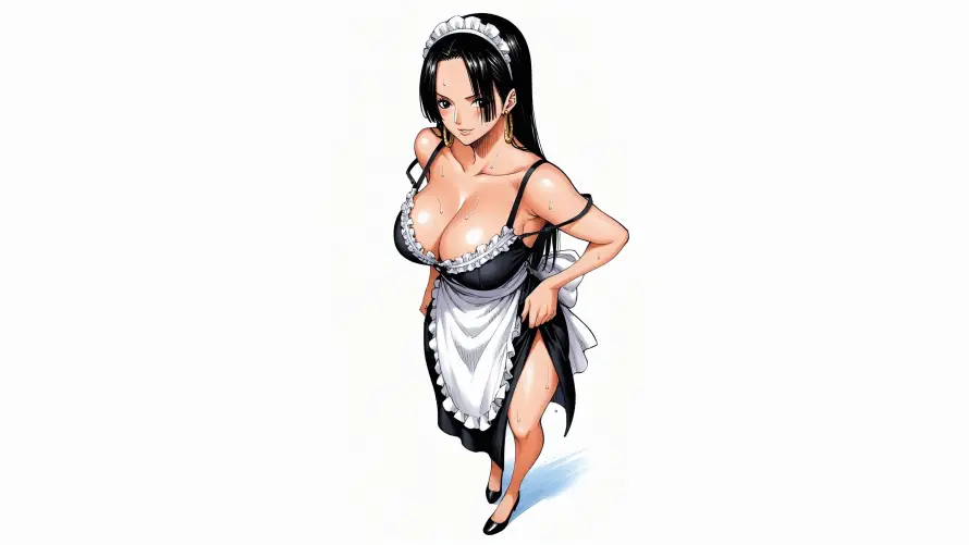 4k女帝壁纸-女仆装与海贼王-动漫角色免费下载「哲风壁纸」