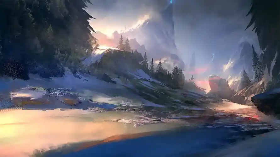 2k晨曦壁纸-自然景观和雪山-壁纸推荐「哲风壁纸」
