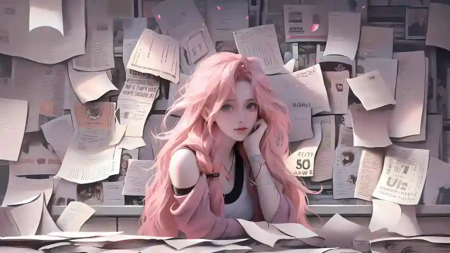 4k美女壁纸 - 粉发 - 热门壁纸 - wallpaper「哲风壁纸」