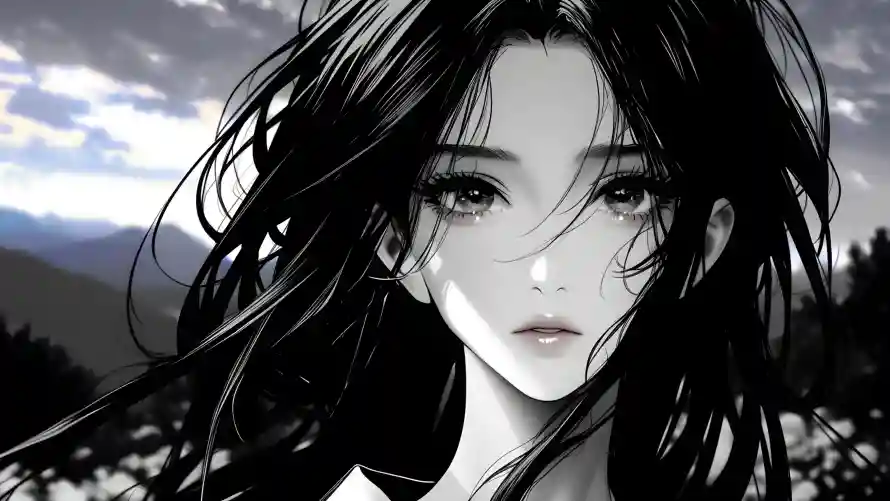 4k水墨壁纸-古典美人和国风壁纸-国风美女「哲风壁纸」