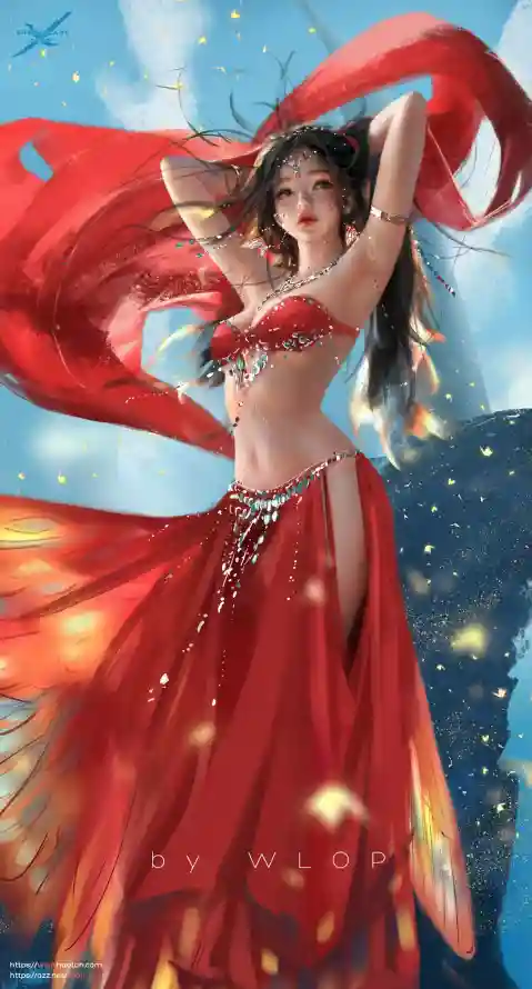 4k壁纸壁纸 - 插画 - 星空 - 飘带「哲风壁纸」