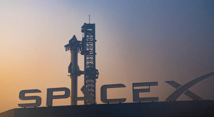 2k发射壁纸-科技感 - 星舰-SpaceX「哲风壁纸」