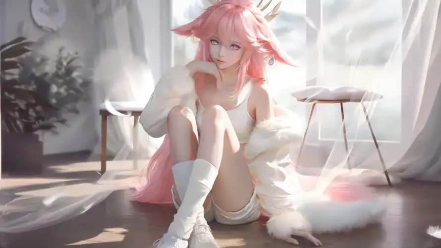 4k美女壁纸 - 神子 - 热门壁纸 - wallpaper「哲风壁纸」