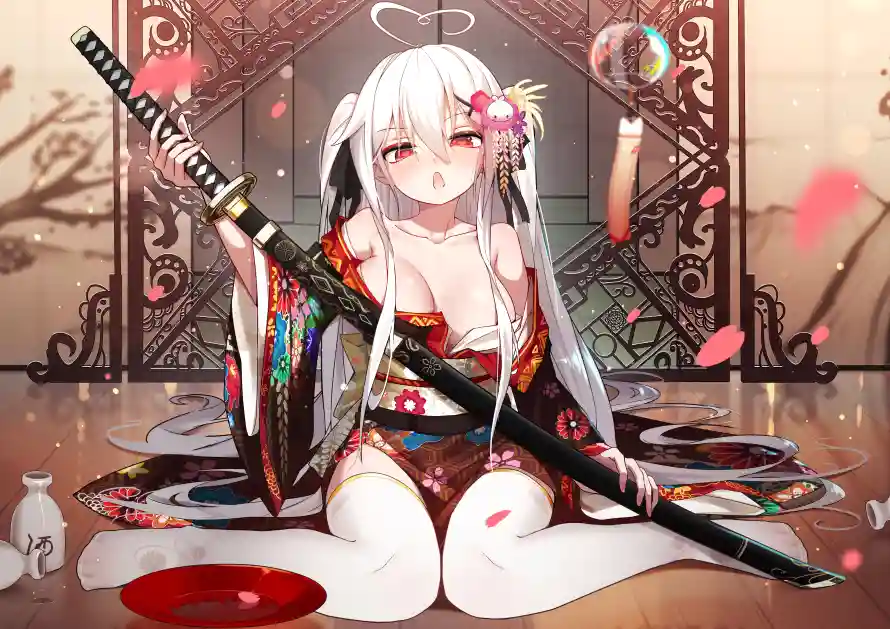 4k白丝壁纸 - 武士刀 - 热门壁纸 - wallpaper「哲风壁纸」