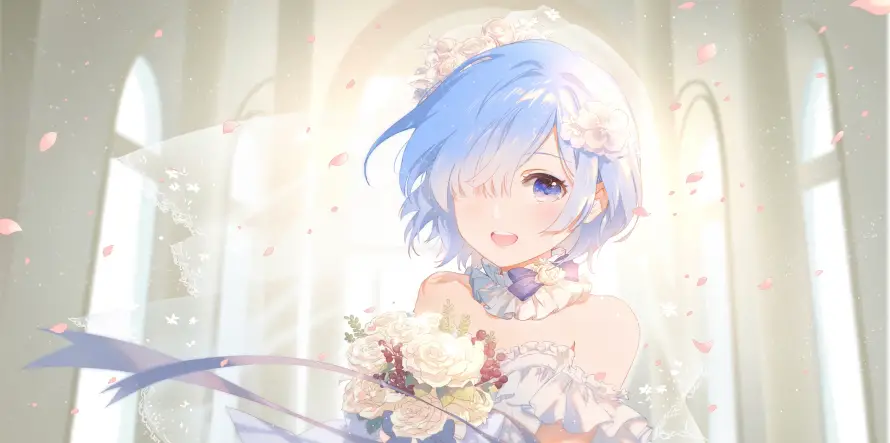 4k蕾姆壁纸 - 婚礼 - 热门壁纸 - wallpaper「哲风壁纸」