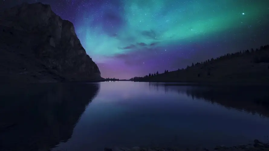 2k夜景壁纸-极地风光与星空-自然奇观热门的壁纸「哲风壁纸」