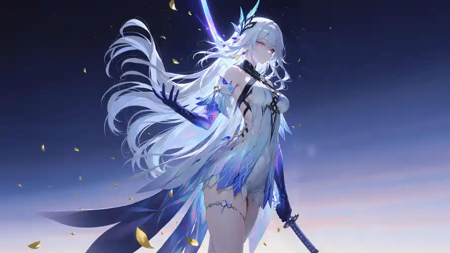 4k长剑壁纸 - 武士刀 - 原神丝柯克 - wallpaper「哲风壁纸」