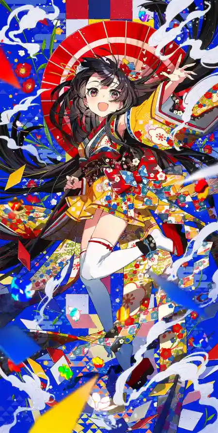 4k多巴胺壁纸 - 美少女 - 元气少女 - 动漫插画「哲风壁纸」