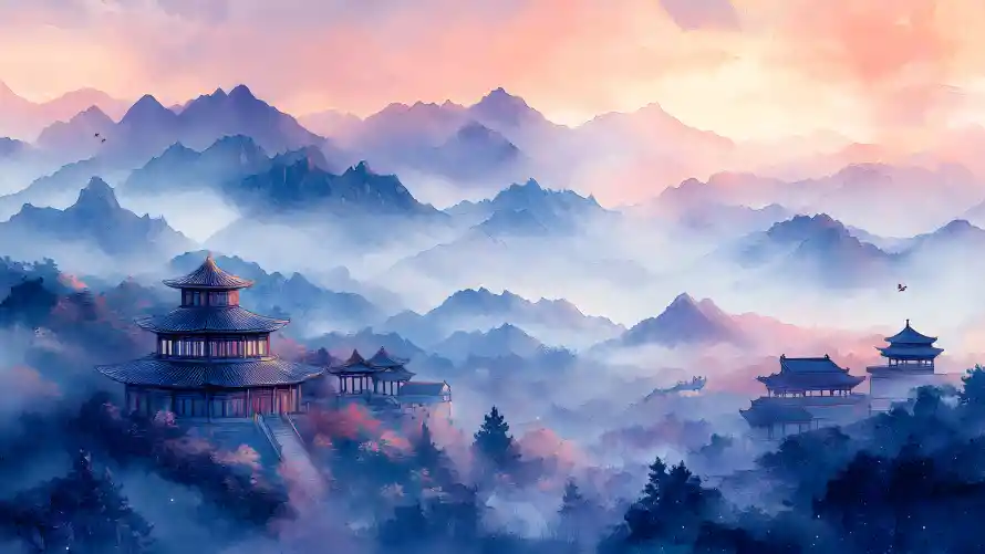 4k水墨意境壁纸 - 国风山水 - 热门壁纸 - wallpaper「哲风壁纸」