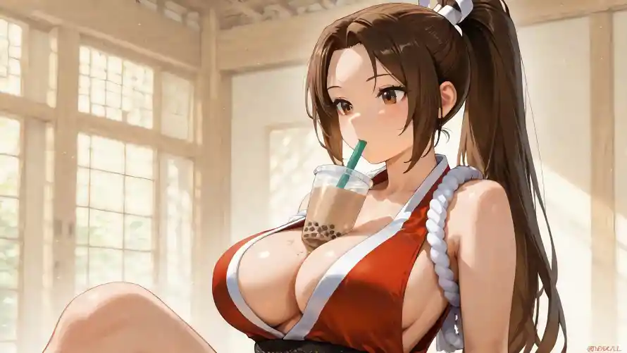 4k奶茶壁纸 - 不知火舞 - 热门壁纸 - wallpaper「哲风壁纸」