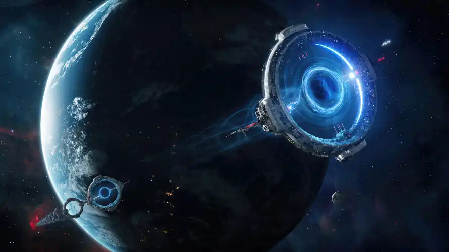 4k地球壁纸-太空宇宙壁纸和太空环轨-宇宙探索「哲风壁纸」