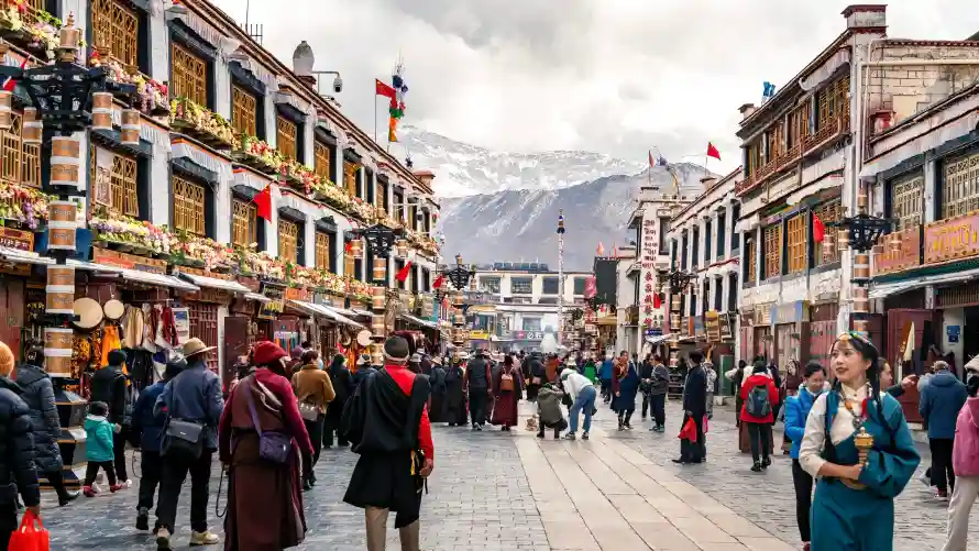 3k拉萨壁纸-人文背景 - 西藏-拉萨旅行热门的壁纸「哲风壁纸」