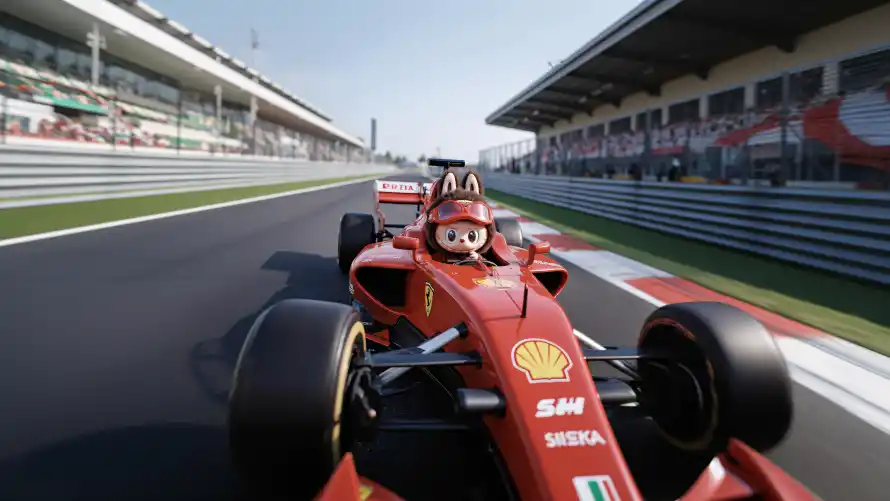 4k壁纸 - F1赛车场 - LABUBU - wallpaper「哲风壁纸」