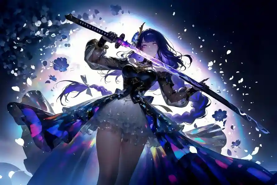 4k雷电将军壁纸 - 武士刀剑 - 热门壁纸 - wallpaper「哲风壁纸」